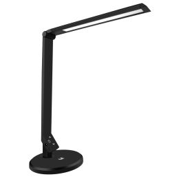 12W Dimmable LED Desk Lamp, Eye Protection Design Reading Lamp, 800lm, Touch Sensitive Control, USB Charging Port Table Lamp