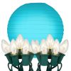 Electric Lights Paper Lantern - Turquoise