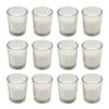 15 Hour Candles/Clear Holders 12ct