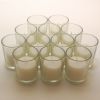 10 Hour 72 Candles/Clear Holders 12ct