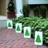 Plastic Luminaria Bag - Holiday Tree 12ct
