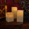 Flickering LED Candles RC - Square