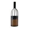 Metal Lantern - Black Wine Bottle