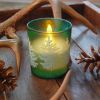 Flickering LED Candles - Green Pines Glass