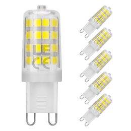 Pack of 5 Units, G9 LED Light Bulb, Replace 50W Halogen Bulb, 5W, 360' Beam Angle, 340lm, Daylight White, 5000K, Corn Light Bulb